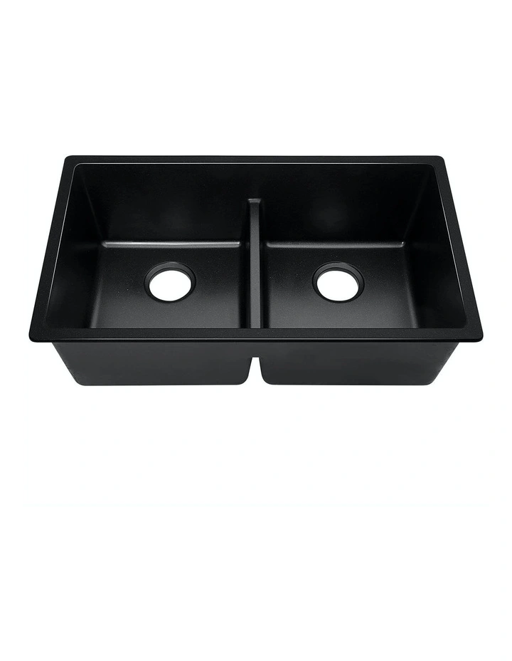 Stone Kitchen Sink 79X46mm In Black 6 Stone Kitchen Sink 79X46mm In Black - Image 4