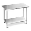 Commercial Stainless Steel Kitchen Bench 1219 X 61mm Silver -Household Items Shop 925307290 1 720x928