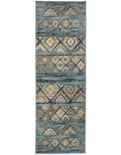 Oxford Mayfair Contrast Blue Rug