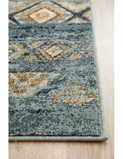 Oxford Mayfair Contrast Blue Rug -Household Items Shop 926343550 6 720x928