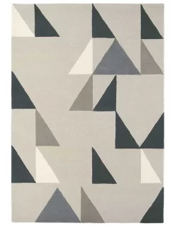 Scion Modul Charcoal 26704 Silver Rug