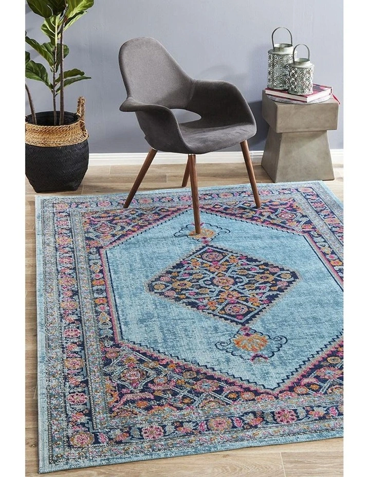 Eternal Whisper Diamond Blue Rug 4 Eternal Whisper Diamond Blue Rug - Image 2
