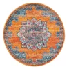Radiance 433 Round Rug In Rust