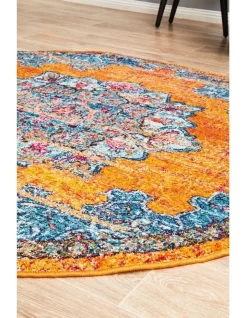 Radiance 433 Round Rug In Rust 13 Radiance 433 Round Rug In Rust -Household Items Shop 926436430 5 720x928