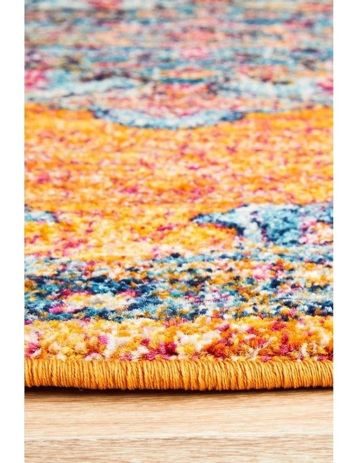 Radiance 433 Round Rug In Rust 9 Radiance 433 Round Rug In Rust - Image 7