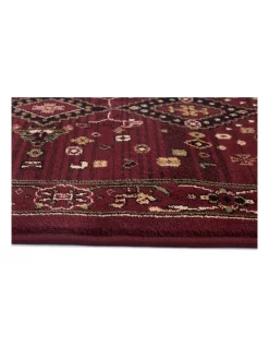 Istanbul Collection Traditional Shiraz Design Rug In Burgundy Red -Household Items Shop 926494120 3 720x928
