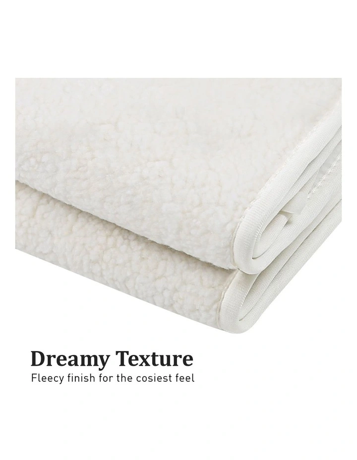 Heated Electric Blanket Single In White 5 Heated Electric Blanket Single In White - Image 3