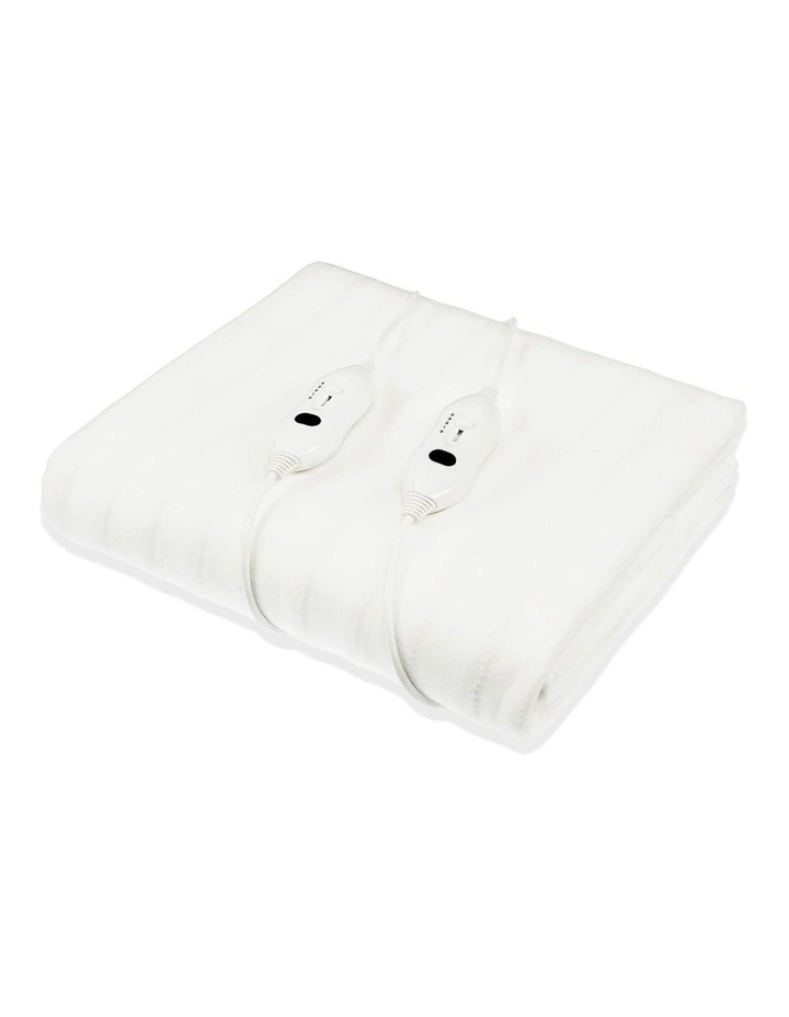 Electric Fitted Blanket Queen In White 3 Electric Fitted Blanket Queen In White