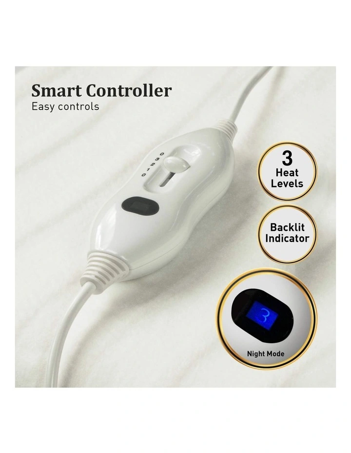 Electric Fitted Blanket Queen In White 7 Electric Fitted Blanket Queen In White - Image 5