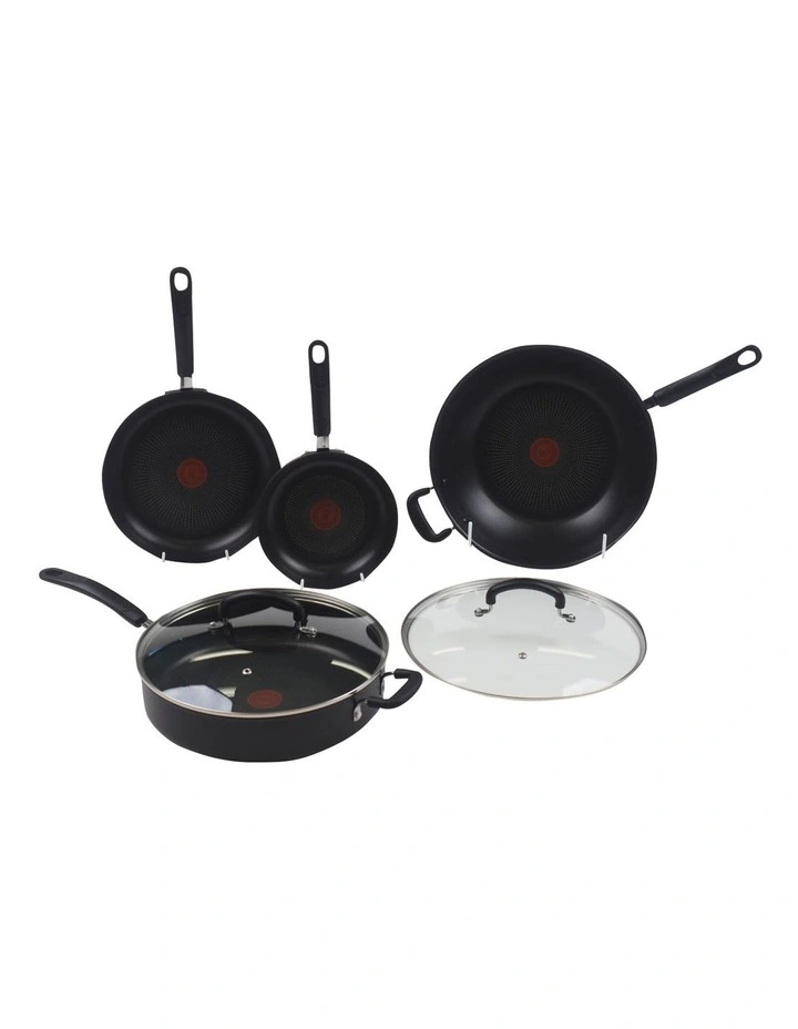 Tefal Specialty Hard Anodised Non-Stick Twin Pack Frypan Set 20/26cm In Black 9 Tefal Specialty Hard Anodised Non-Stick Twin Pack Frypan Set 20/26cm In Black - Image 7