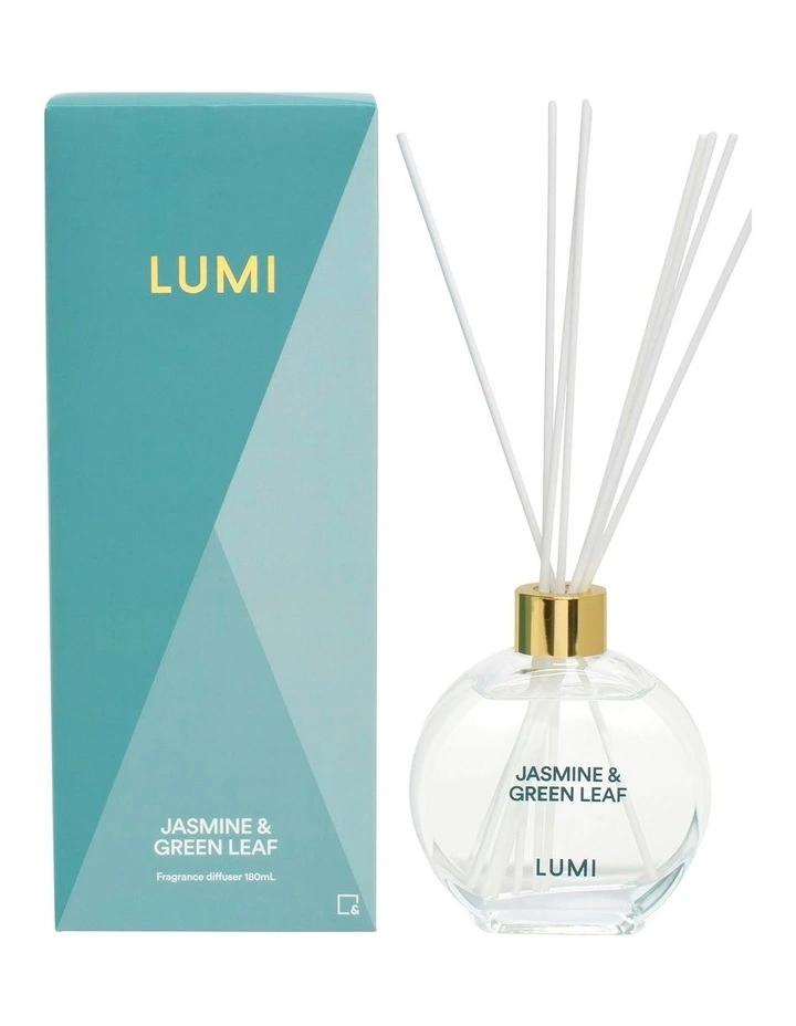 Lumi Diffuser Jasmine And Green Leaf 180ml 3 Lumi Diffuser Jasmine And Green Leaf 180ml