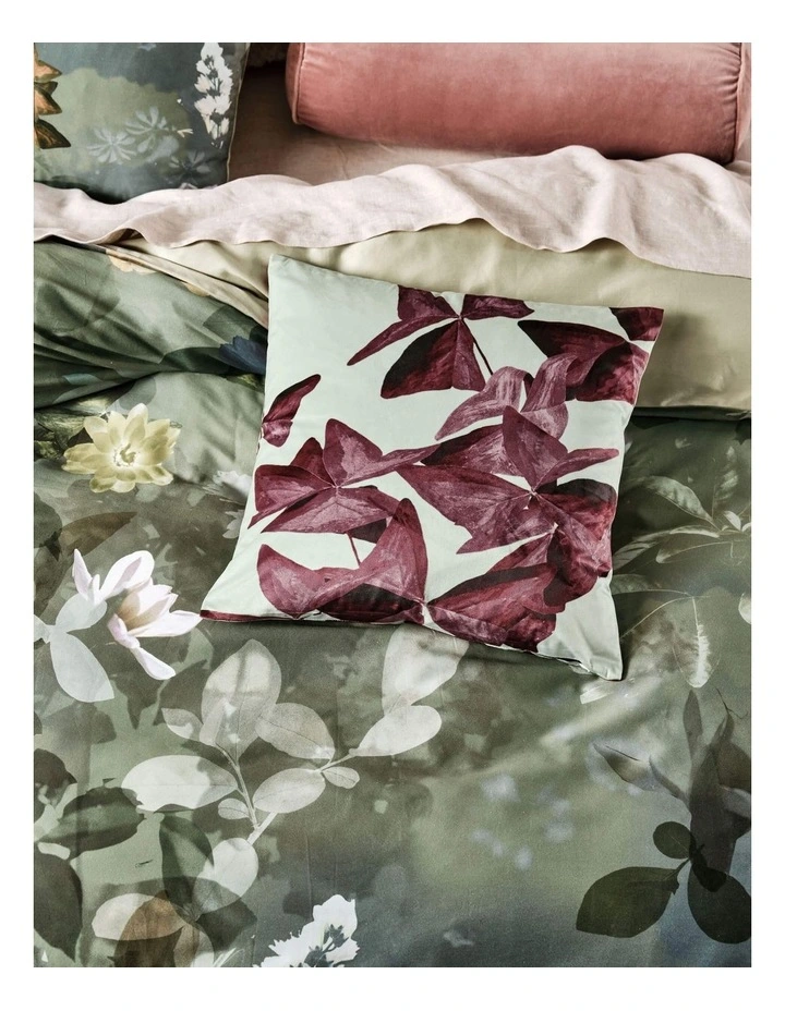 Linen House Rosalia Cushion In Jade 4 Linen House Rosalia Cushion In Jade - Image 2