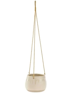 Linen House Mirandela Planter Pot 14cm In Natural