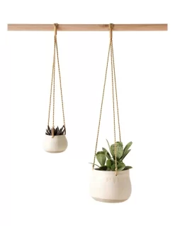 Linen House Mirandela Planter Pot 14cm In Natural -Household Items Shop 929649070 3 720x928