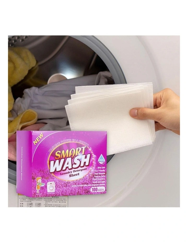 100 Sheets Eco-friendly Ultra Concentrated Laundry Detergent 4 100 Sheets Eco-friendly Ultra Concentrated Laundry Detergent - Image 2