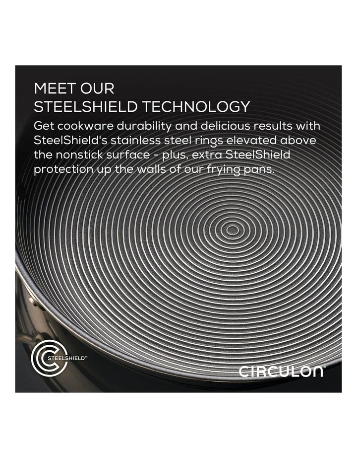 SteelShield C-Series Nonstick Open Stir Fry 32cm In Stainless Steel 5 SteelShield C-Series Nonstick Open Stir Fry 32cm In Stainless Steel - Image 3