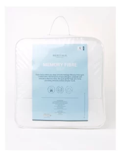 Heritage Memory Fibre Quilt In White
