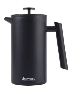 Maxwell & Williams Gift Boxed Blend Robusta Plunger 1L In Black