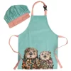 Maxwell & Williams Marini Ferlazzo Wild Planet Kids Apron & Hat Set Sea Otters In Blue -Household Items Shop 934403590 1 720x928
