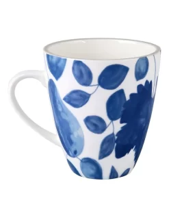 Maxwell & Williams Giverny Coupe Mug 350ml Set Of 4 Gift Boxed In Blue -Household Items Shop 934424470 3 720x928