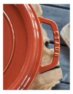 Staub Round Cocotte 24cm In Cinnamon 7 Staub Round Cocotte 24cm In Cinnamon -Household Items Shop 934731190 3 720x928