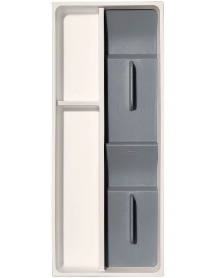 OXO Compact Utensil Organiser In White/Grey 7 OXO Compact Utensil Organiser In White/Grey - Image 5