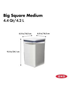 OXO POP Container Big Square Medium 4.2L -Household Items Shop 934746220 3 720x928