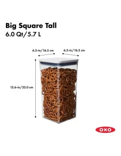 OXO POP Container Big Square, Tall 5.7L -Household Items Shop 934746310 3 720x928