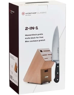 Classic Cook's Knife 20cm With Free Knife Block