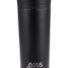 Oasis Stainless Steel Double Wall Insulated Travel Mug 360ml In Black -Household Items Shop 935001820 1 720x928