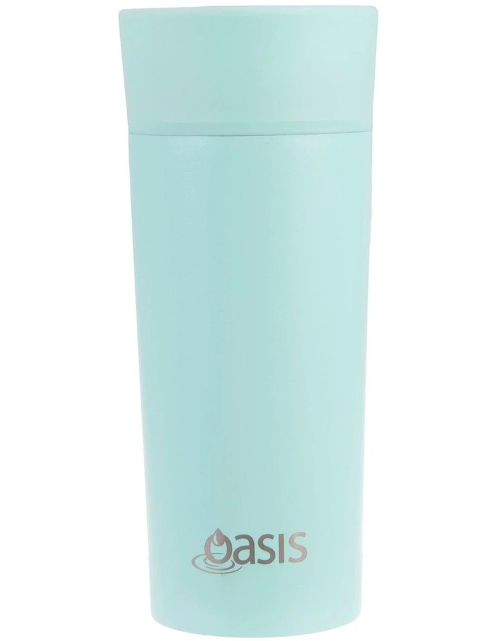 Oasis Stainless Steel Double Wall Insulated Travel Mug 360ml In Mint 3 Oasis Stainless Steel Double Wall Insulated Travel Mug 360ml In Mint