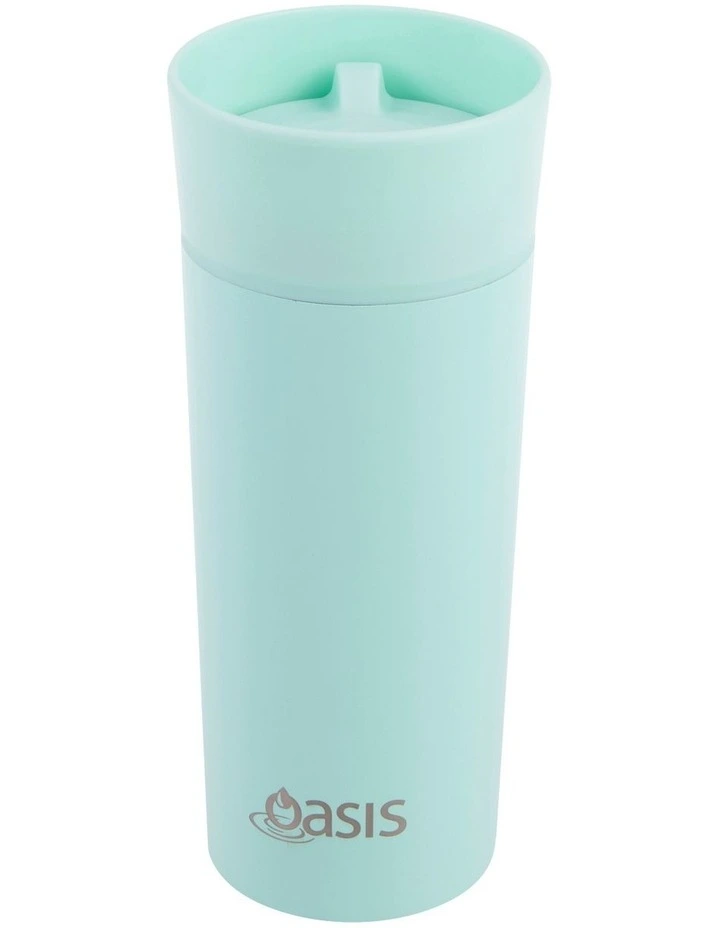 Oasis Stainless Steel Double Wall Insulated Travel Mug 360ml In Mint 4 Oasis Stainless Steel Double Wall Insulated Travel Mug 360ml In Mint - Image 2