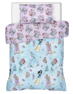 Disney Princess Quilt Cover Set In Multi