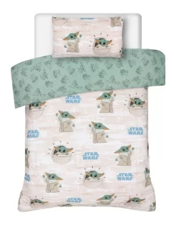 STAR WARS Baby Yoda Quilt Cover Set In Multi
