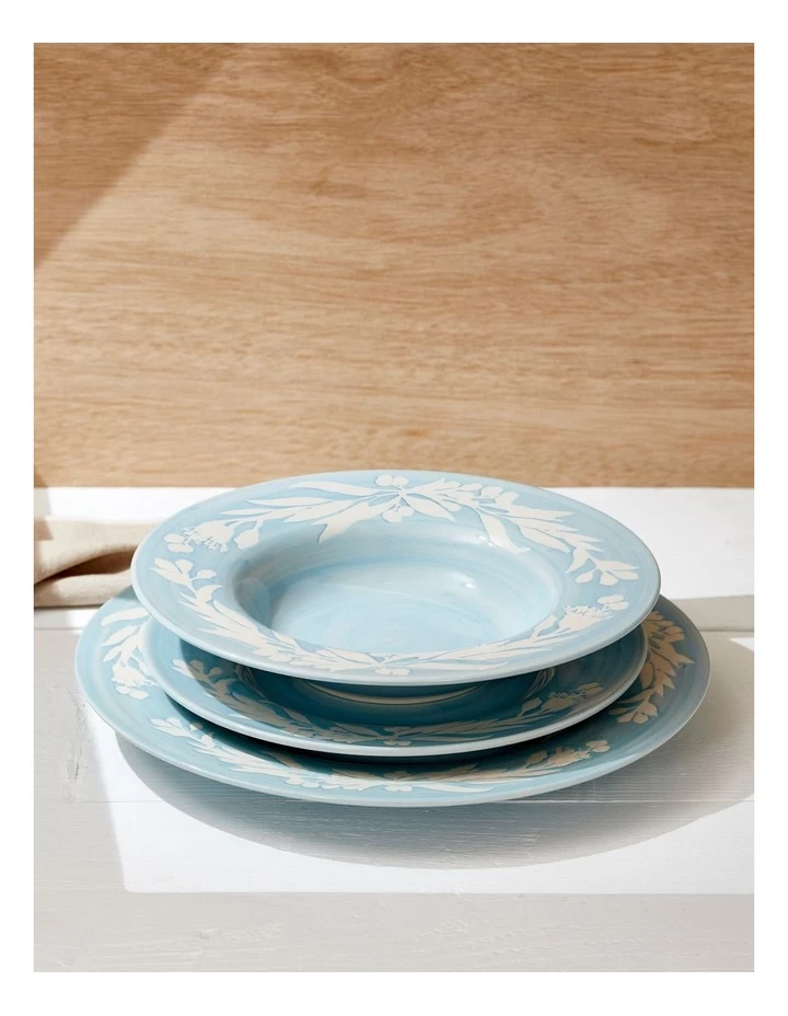 Australian Floral Mask 12 Peice Dinner Set In Blue 4 Australian Floral Mask 12 Peice Dinner Set In Blue - Image 2