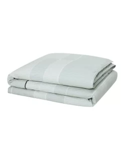 Calvin Klein Monochrome Essentials Quilt Cover Set In Mint Grey -Household Items Shop 936566470 6 1 720x928