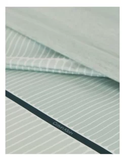 Calvin Klein Monochrome Essentials Quilt Cover Set In Mint Grey -Household Items Shop 936566470 7 1 720x928