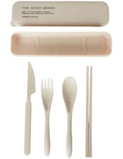 5 Piece Cutlery Set In Natural