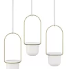Umbra Triflora Hanging Planter In White/Brass -Household Items Shop 938046790 1 720x928