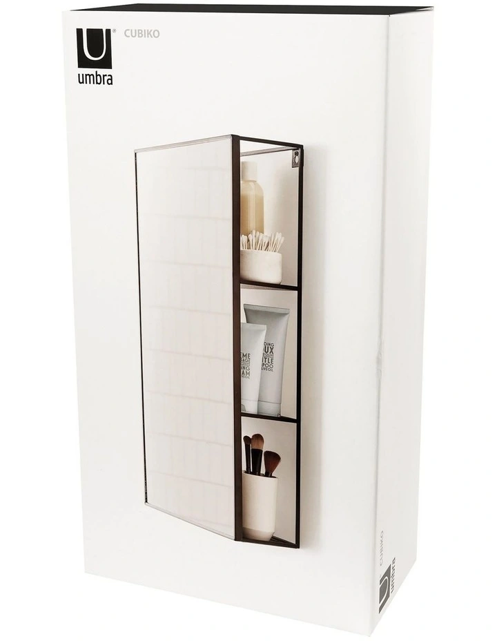 Umbra Cubiko Mirror 30x13x62cm In Black 6 Umbra Cubiko Mirror 30x13x62cm In Black - Image 4