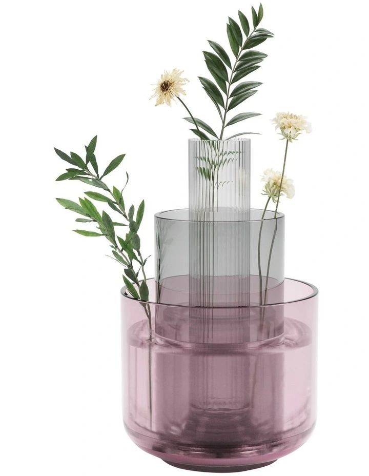 Umbra Layla 15x15x24cm Vase Set Of 3 In Assorted 5 Umbra Layla 15x15x24cm Vase Set Of 3 In Assorted - Image 3