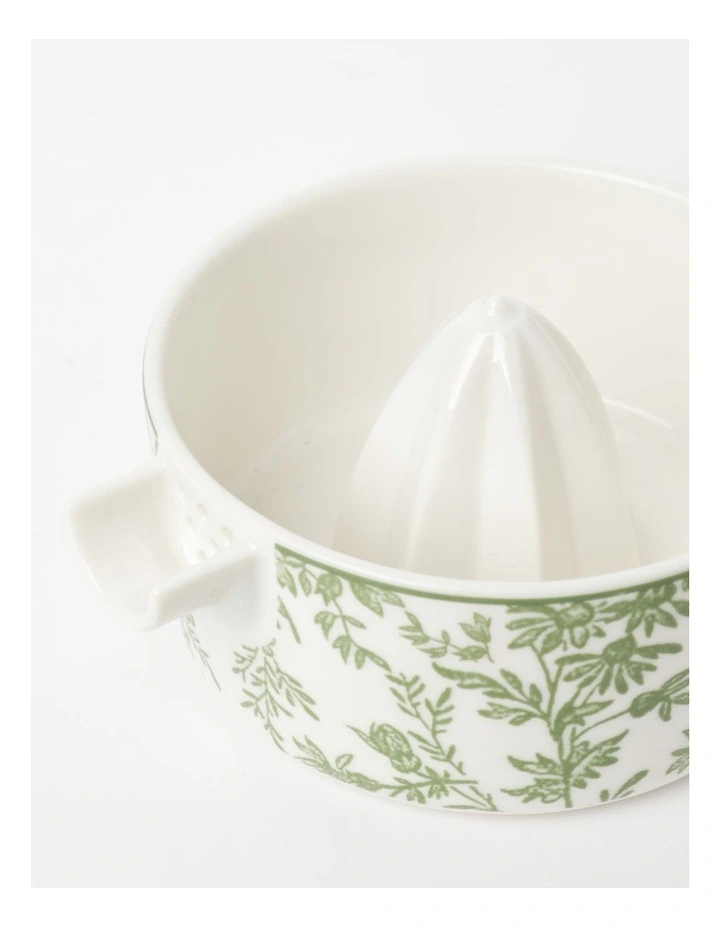 Heritage Garden To Table Floral Juicer 14x10x5cm In Green 5 Heritage Garden To Table Floral Juicer 14x10x5cm In Green - Image 3