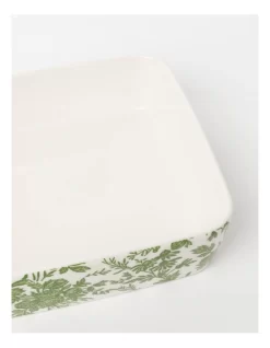 Heritage Garden To Table Floral Square Baker 22x22x6cm In Green 8 Heritage Garden To Table Floral Square Baker 22x22x6cm In Green -Household Items Shop 939676060 3 720x928