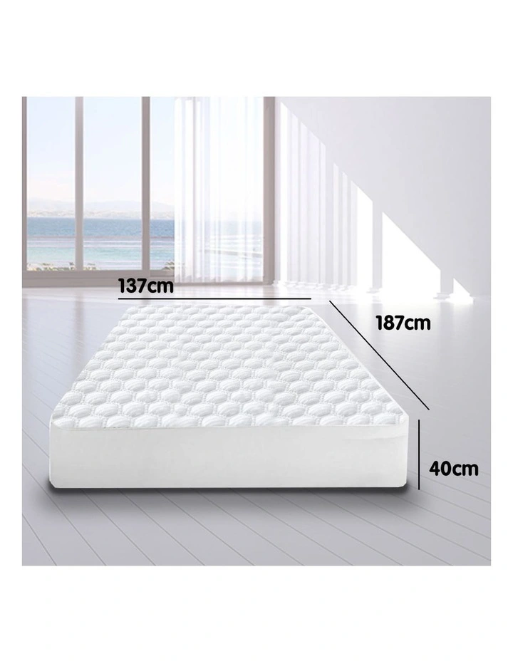 Laura Hill Luxury Cool Max Comfortable Fully Fitted Bed Mattress Protector King Single 7 Laura Hill Luxury Cool Max Comfortable Fully Fitted Bed Mattress Protector King Single - Image 5