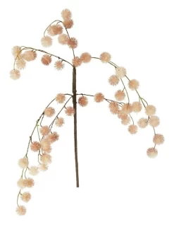 Pom Pom Leaf Branch 1.07m In Dark Pink