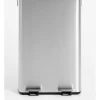 60L Dual Compartment Stainless Steel Pedal Bin In Silver 1 60L Dual Compartment Stainless Steel Pedal Bin In Silver -Household Items Shop 945895960 1 720x928