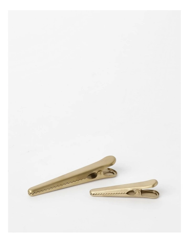 Heritage Tea Party Tea Clip Set Of 2 In Gold 3 Heritage Tea Party Tea Clip Set Of 2 In Gold