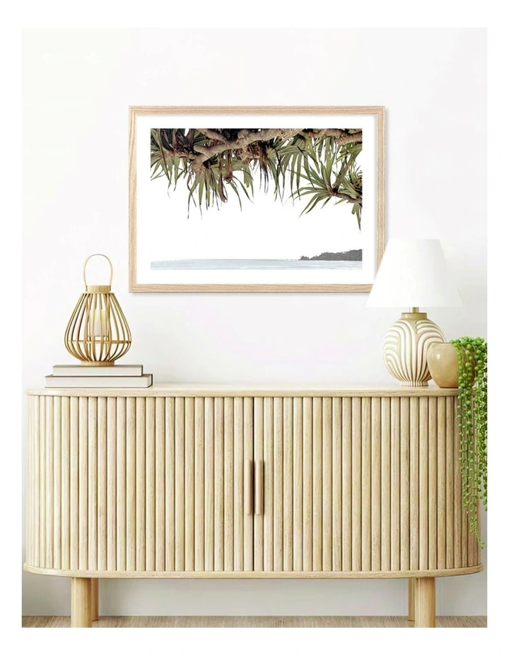 Profile Byron Beach View Art Print A2 In Natural Frame Australian Made 6 Profile Byron Beach View Art Print A2 In Natural Frame Australian Made - Image 4