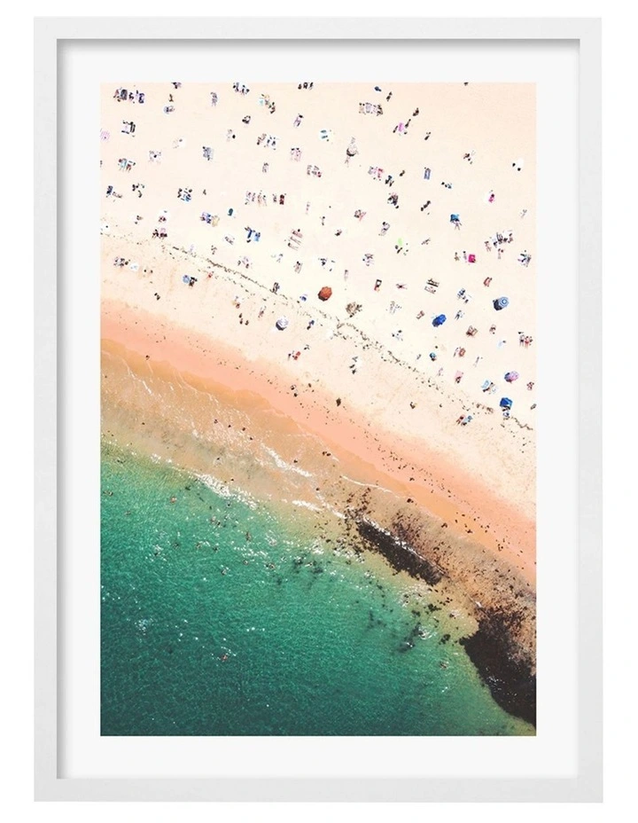 Profile Coogee Beach Life Art Print A3 In White Frame Australian Made 3 Profile Coogee Beach Life Art Print A3 In White Frame Australian Made
