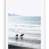 Profile Morning Surf Art Print A2 Australian Made In White Frame